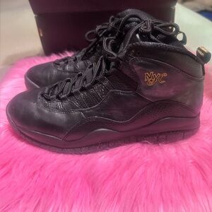 Jordan Black NYC High-Top Sneakers